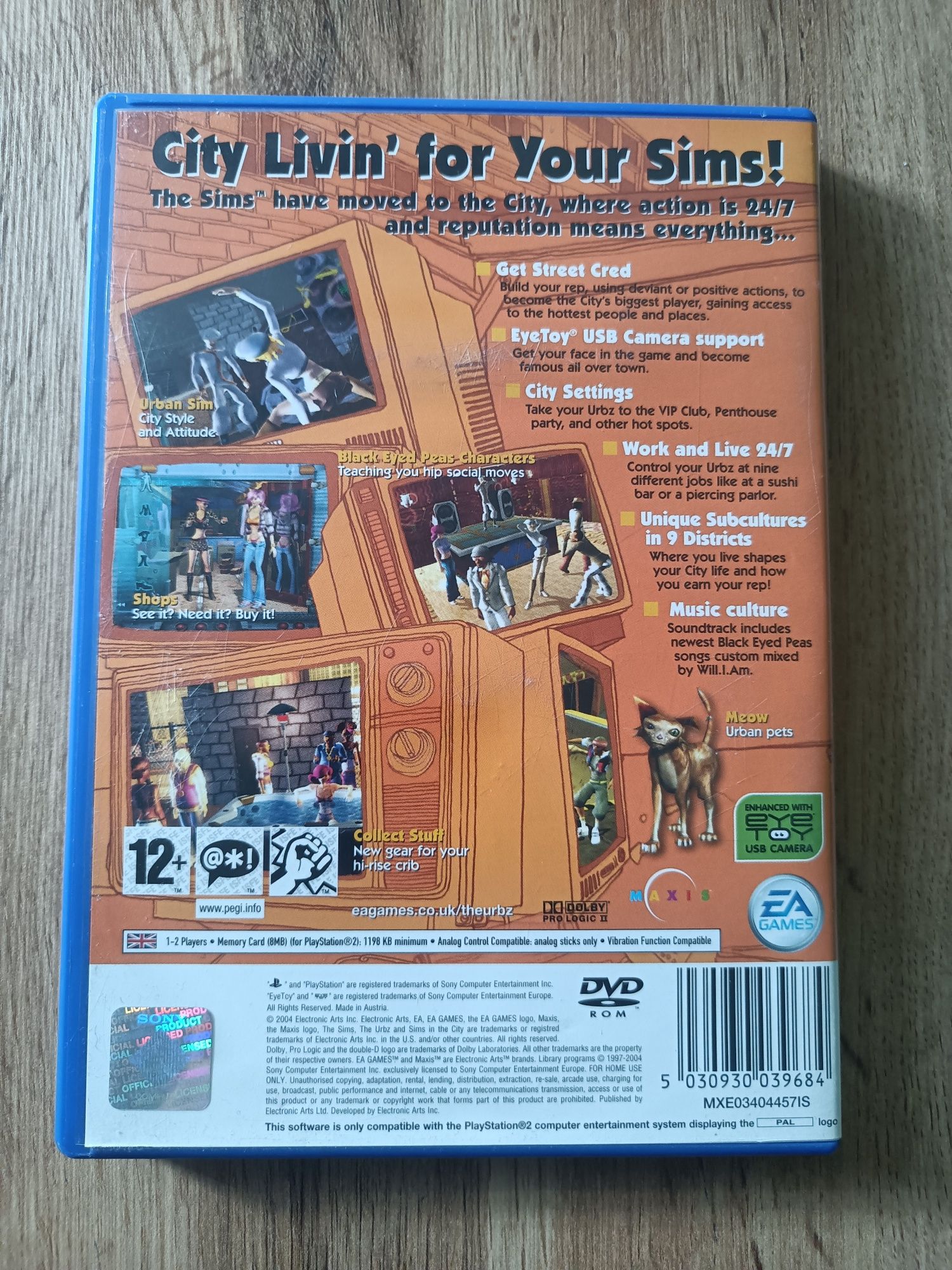 The Urbz : Sims in The City PS2 (PL)