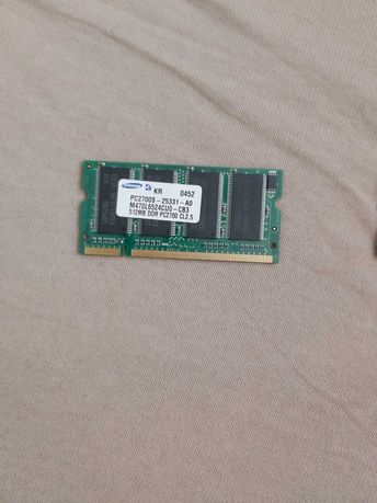 Pamięć Ram 512 DDR PC2700 CL2.5 do laptopa