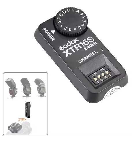 2 szt. - Godox XTR-16S 2.4G bezprzewodowy pilot zdalnego sterowania