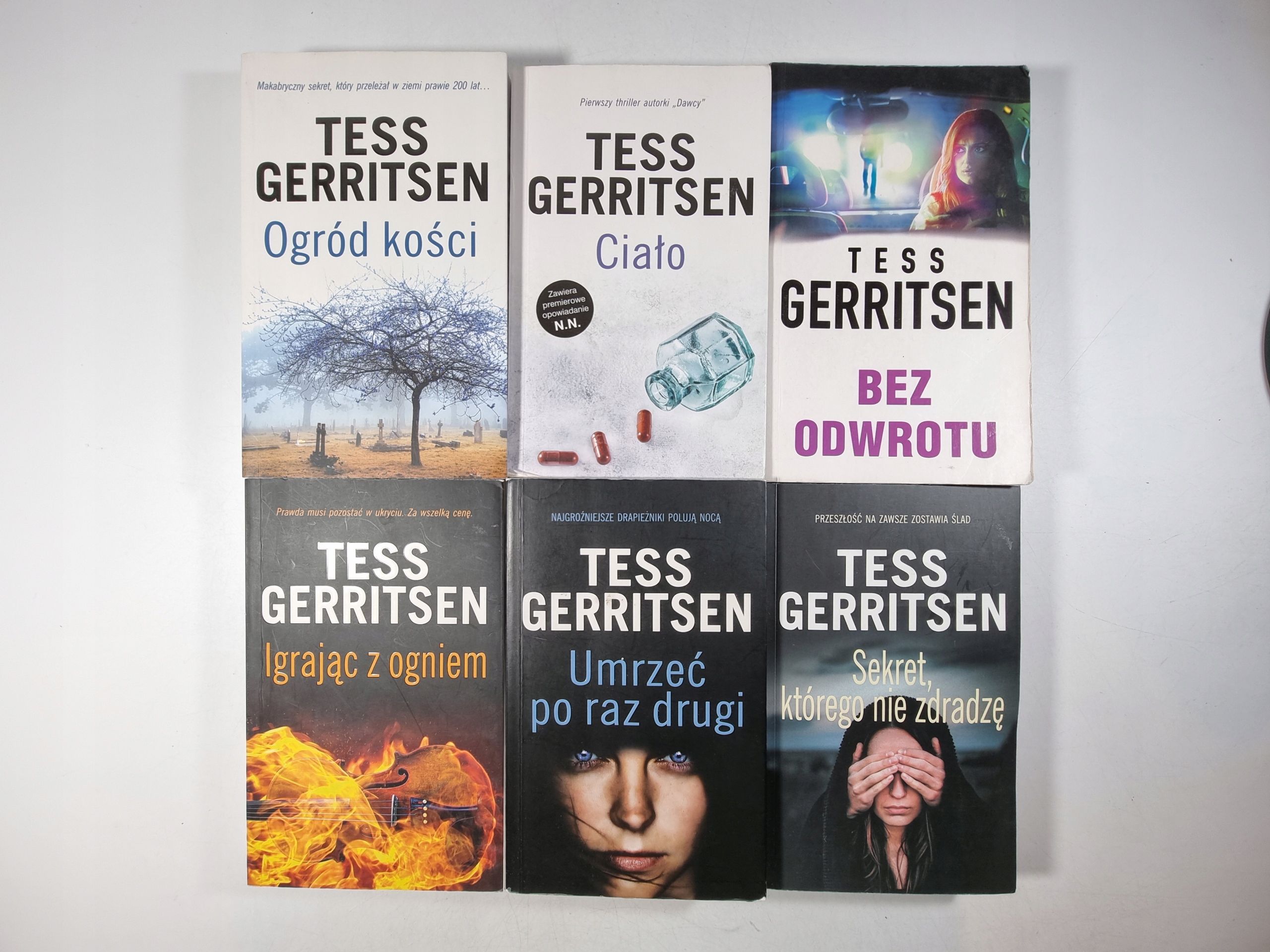 Tess Gerritsen / zestaw 6 książek / Kryminał