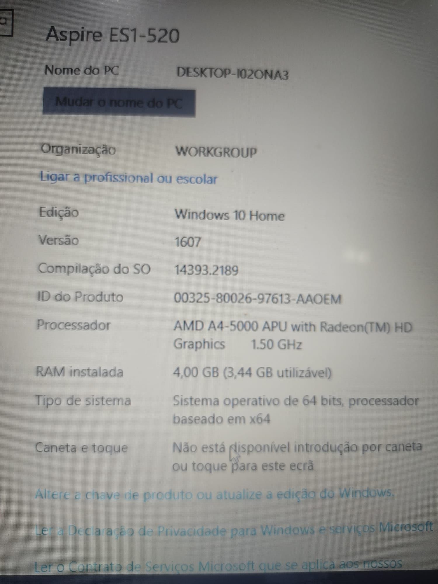 Acer Aspire ES 15 (ES1-520)