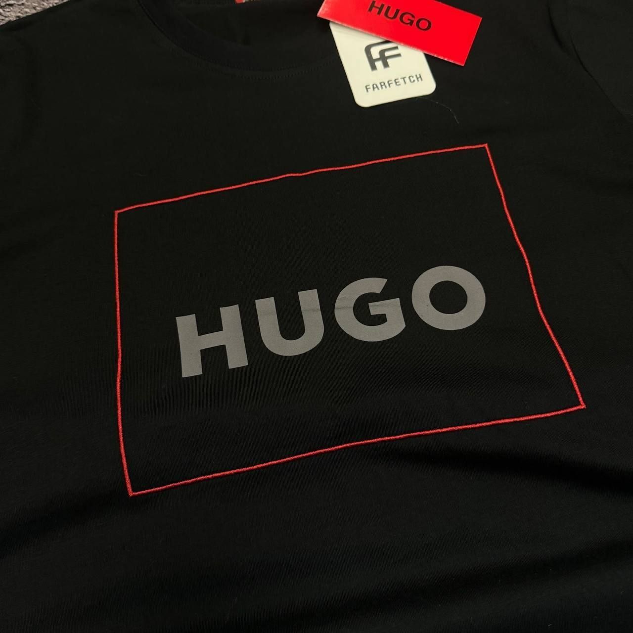 NEWS COLLECTION PREMIUM черная футболка от Hugo Boss - лето 2024