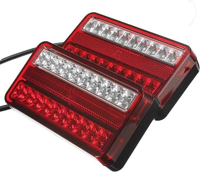 ŚWIATŁA tylne LED DO Ciężarówki PRZYCZEPKI 2szt
