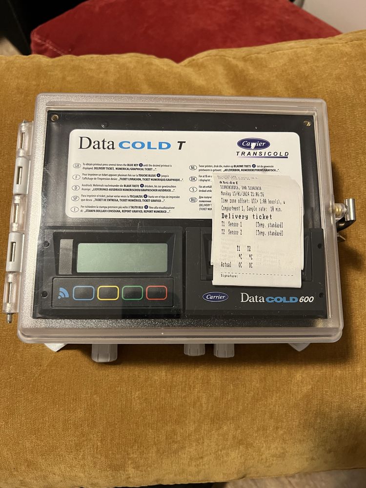 Rejestrator temperatury DATA COLD 600