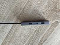 Baseus HUB 4 portowy USB-C 4xUSB 3.0 MacBook Imac Iphone