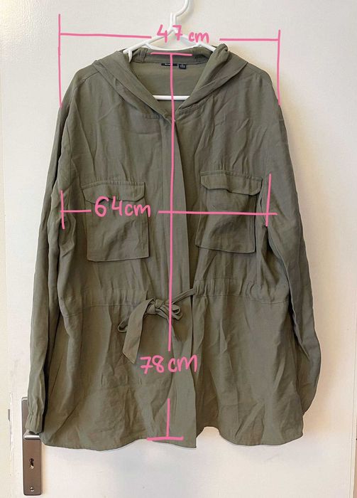 Casaco com capuz Verde Tropa Kiabi, XL / 46