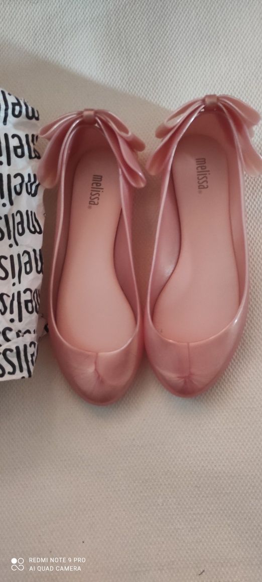 Buty Melissa pachnące , perłowy róż pudrowy r. 38