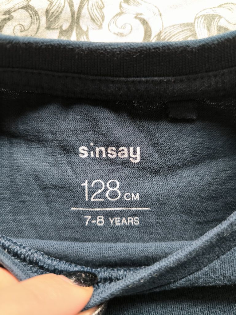 Bluzka koszulka długi rękaw Sinsay