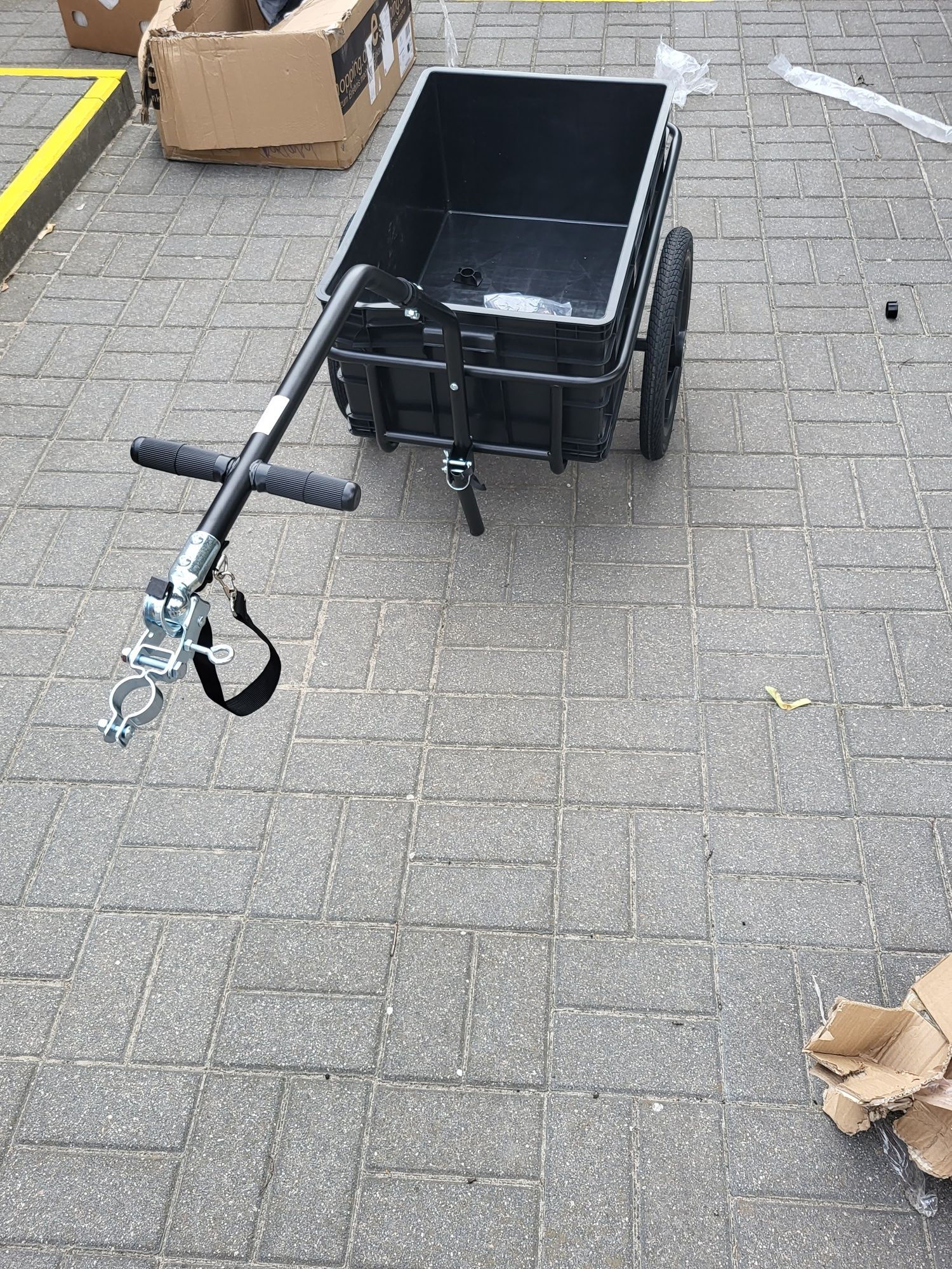 KESSER 2w1 Przyczepka rowerowa / Wózek ręczny 70L