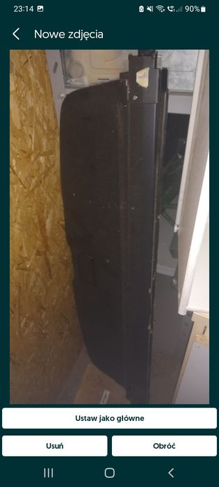 Polka zaluzja do bagażnika citroen c5