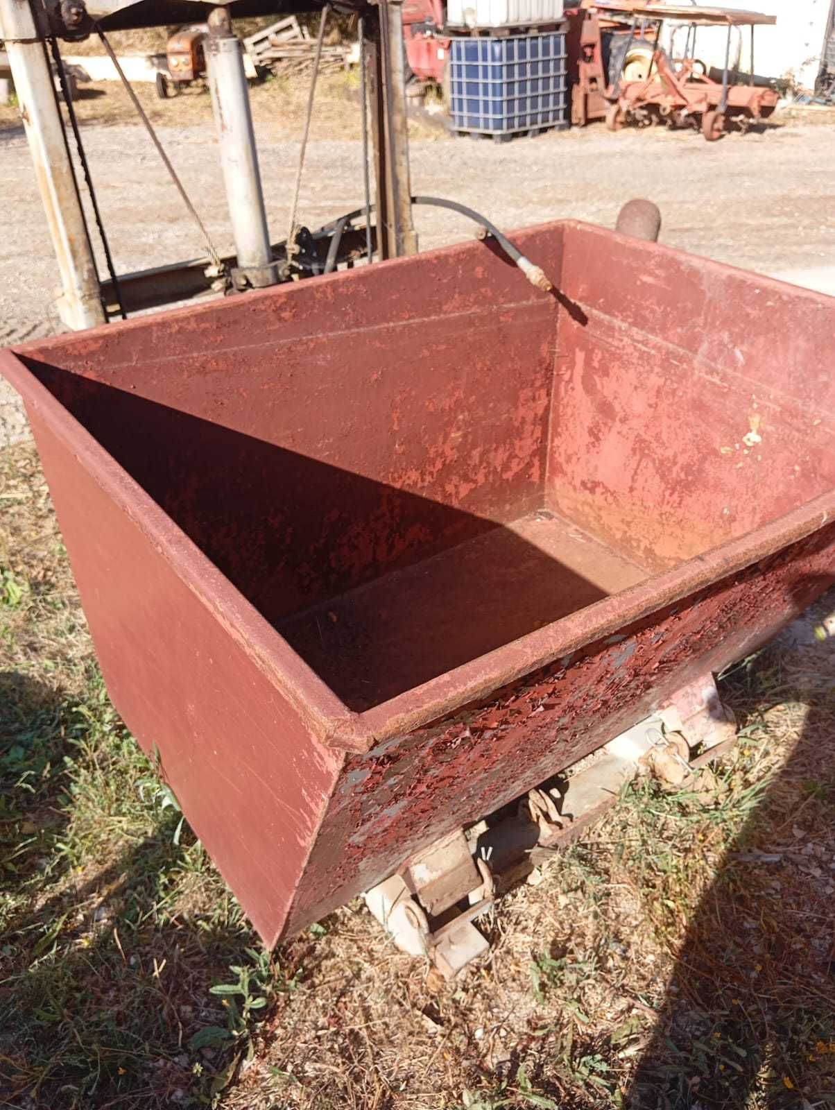 Porta paletes com caixa de Vendima