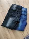 2x spodnie jeans dla dziewczynki 110