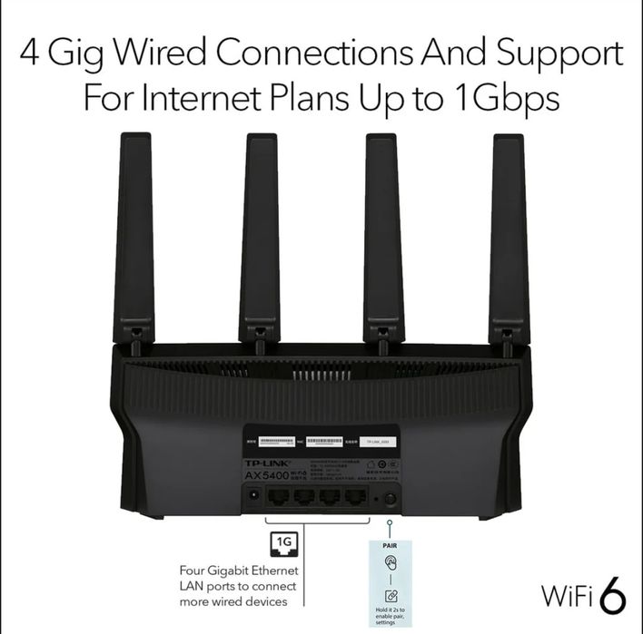 Роутер  TP- Link AX5400 Router wi-fi 6