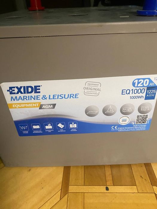 Акумулятор автомобільний 120!!! СУПЕР ціна  EXIDE Equipment AGM 120Ah