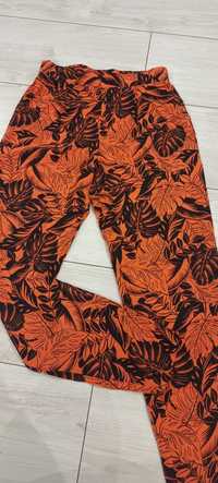 Spodnie haremki pomarańczowy