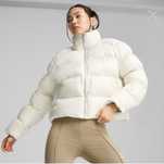 Куртка женская PUMA Shiny Puffer Jacket Alpine Snow
