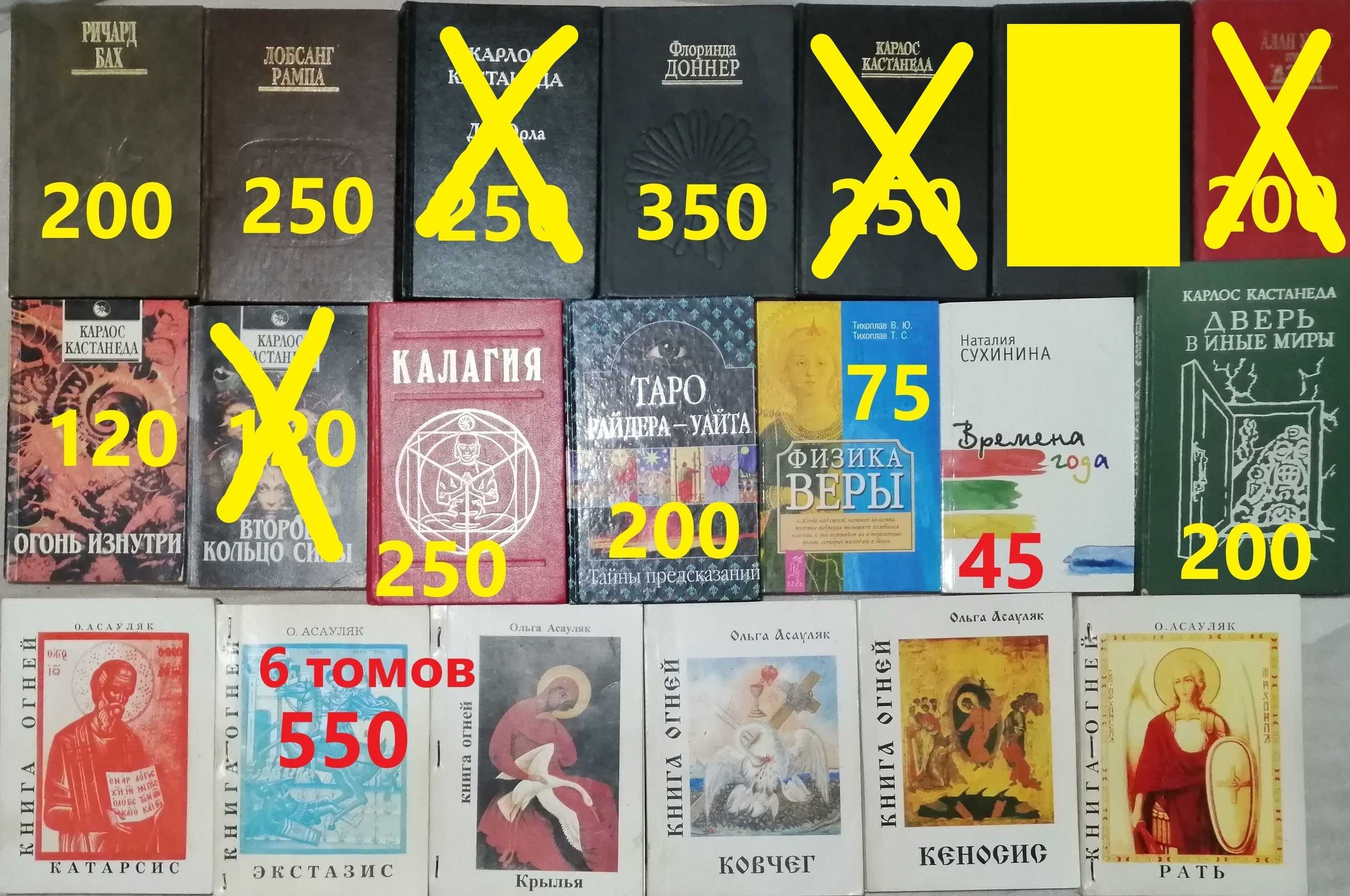 ФР Философия, религия, эзотерика и др. 15-300грн/шт