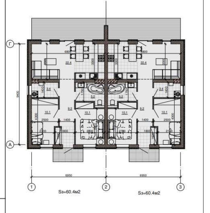 Продаж 1-поверхового дуплексу 74м² за ціною квартири.Святопетрівське