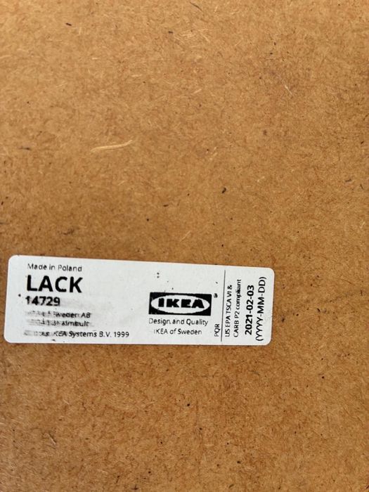 Zestaw dla dziecka stół IKEA LACK i krzesełko plastikowe