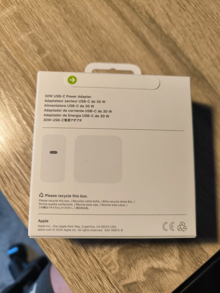 Orginalna ładowarka APPLE USB-C 30W