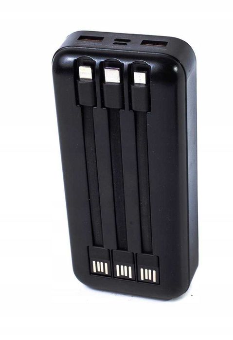 NOWY Powerbank 20000 mah 22,5w + Kable qc pd usb usb-c szybki mocny