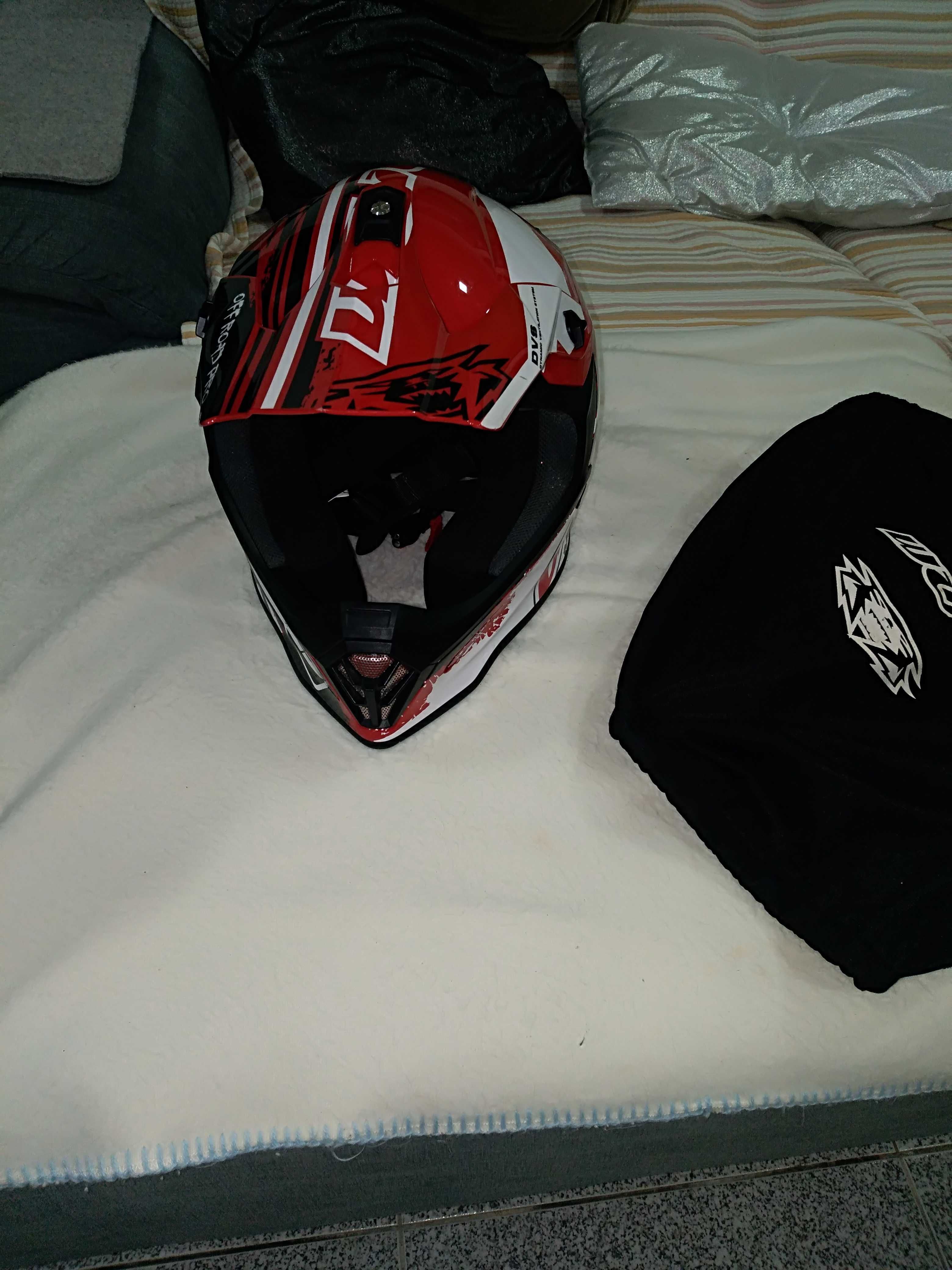 Capacete de motocross criança