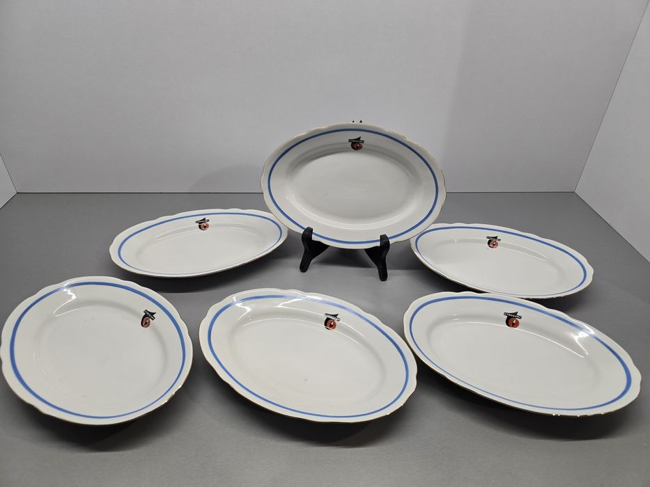 Talerze z Ćmielówa z logo Łysogóry