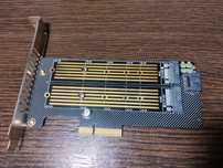 Адаптер pci-e - nvme,  sata m2,