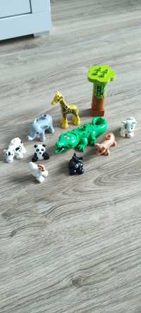 Klocki LEGO jak nowe zwierzęta gospodarstwo domowe dżungla zabawki