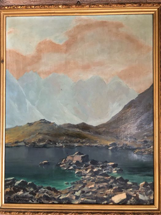 Obraz Tatry olej 43x34