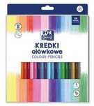 Kredki ołówkowe 24 kolory z temperówką