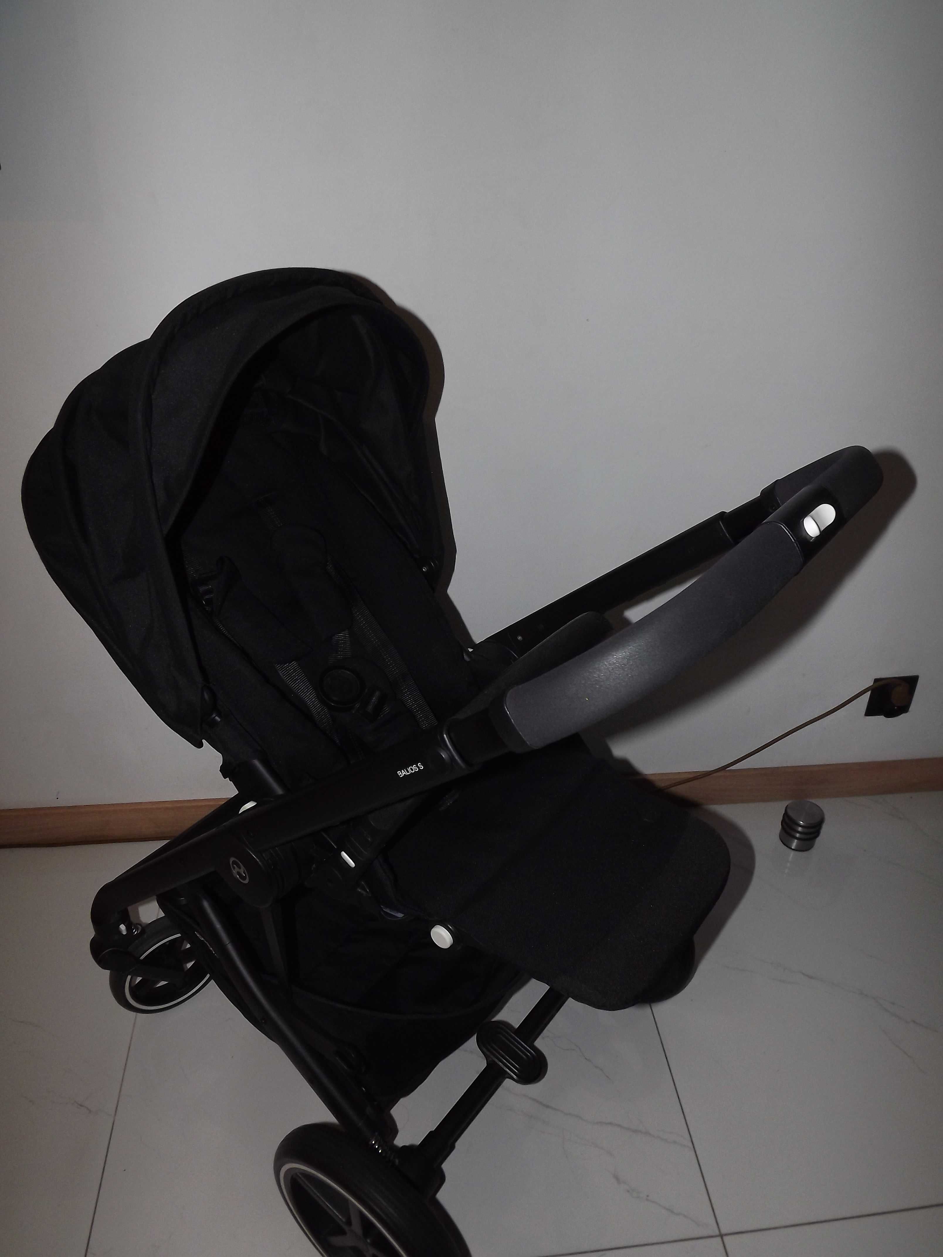 Cybex balios s lux Deep black Fotelik cybex cloud Z2 ,Baza cybex Z2