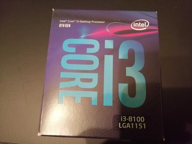Intel Core i3-8100 3.6ghz, 6MB Cache LGA1151