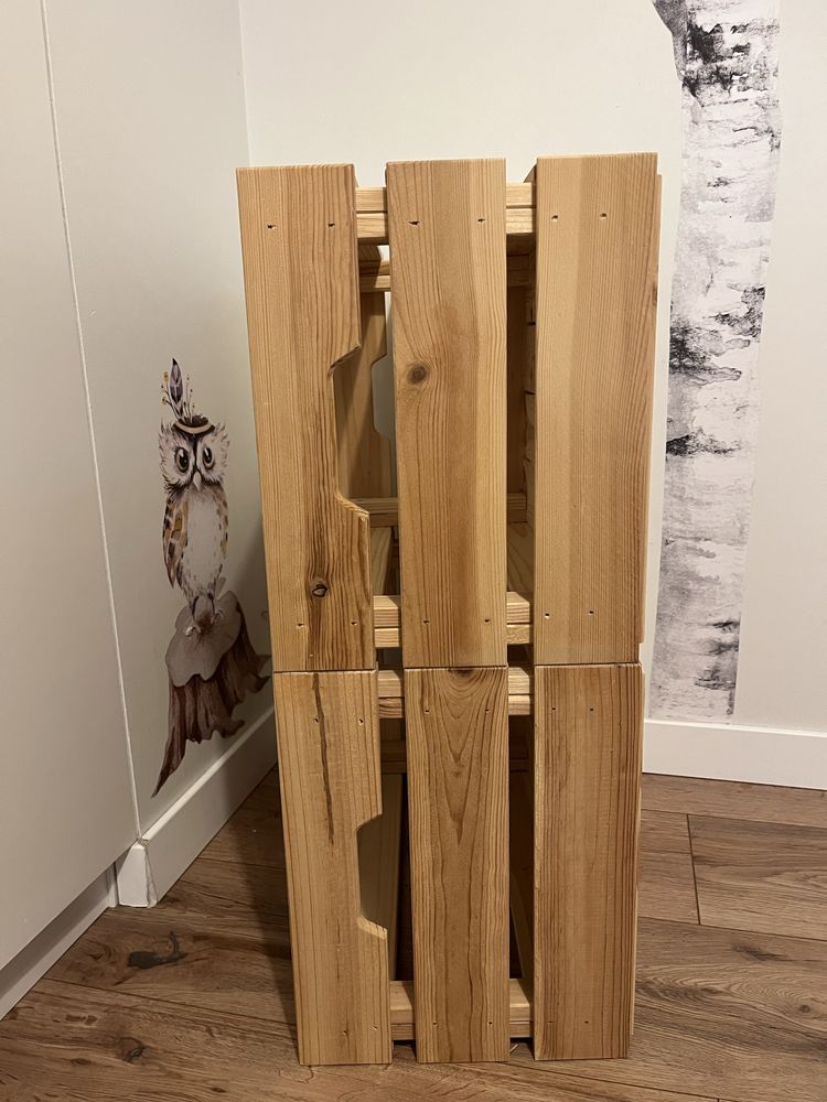 Dwie skrzynki knagglik ikea