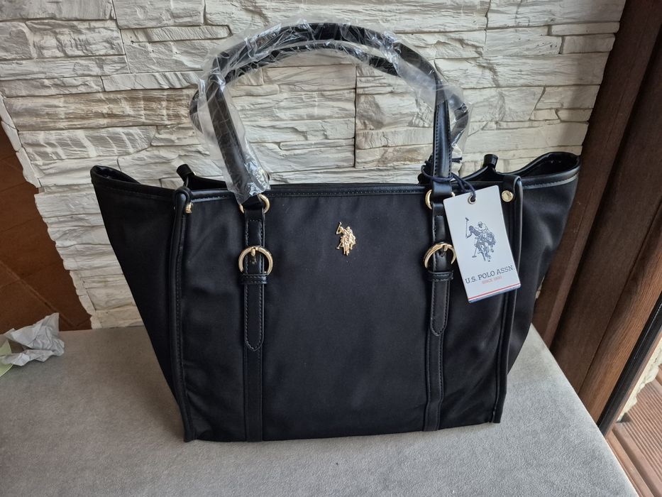 Torebka Damska Shopper Bag US Polo ASSN Czarna