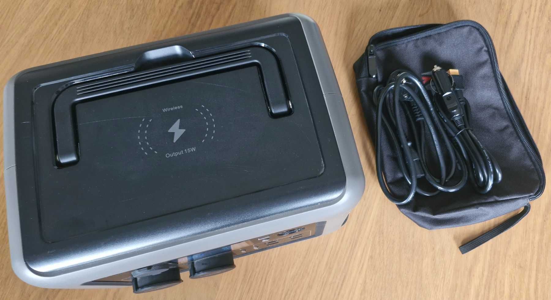 stacja zasilania / ładowania Allpowers r600 jak nowa+kabel zapalniczki