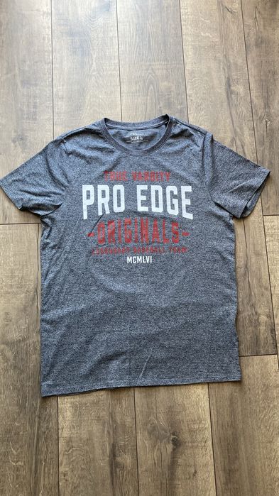Jean Pascale męski t-shirt koszulka krótki rękaw szara L