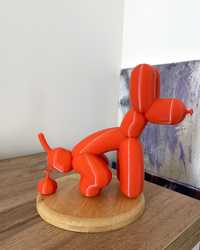 Статуэтка какающая balloon dog собака из воздушных шаров, надувная
