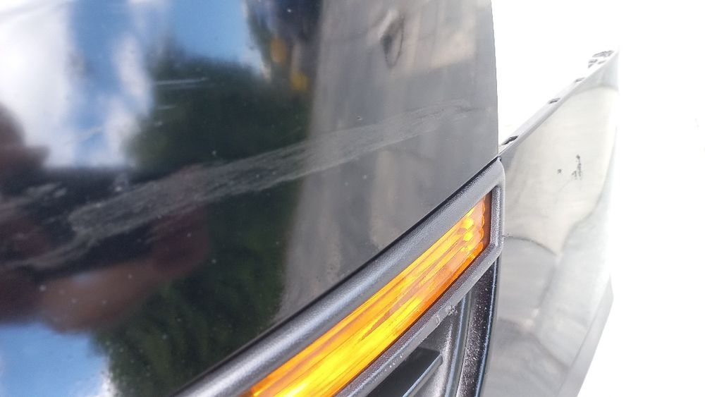 VW Passat b6 zderzak przód przedni czarny l041