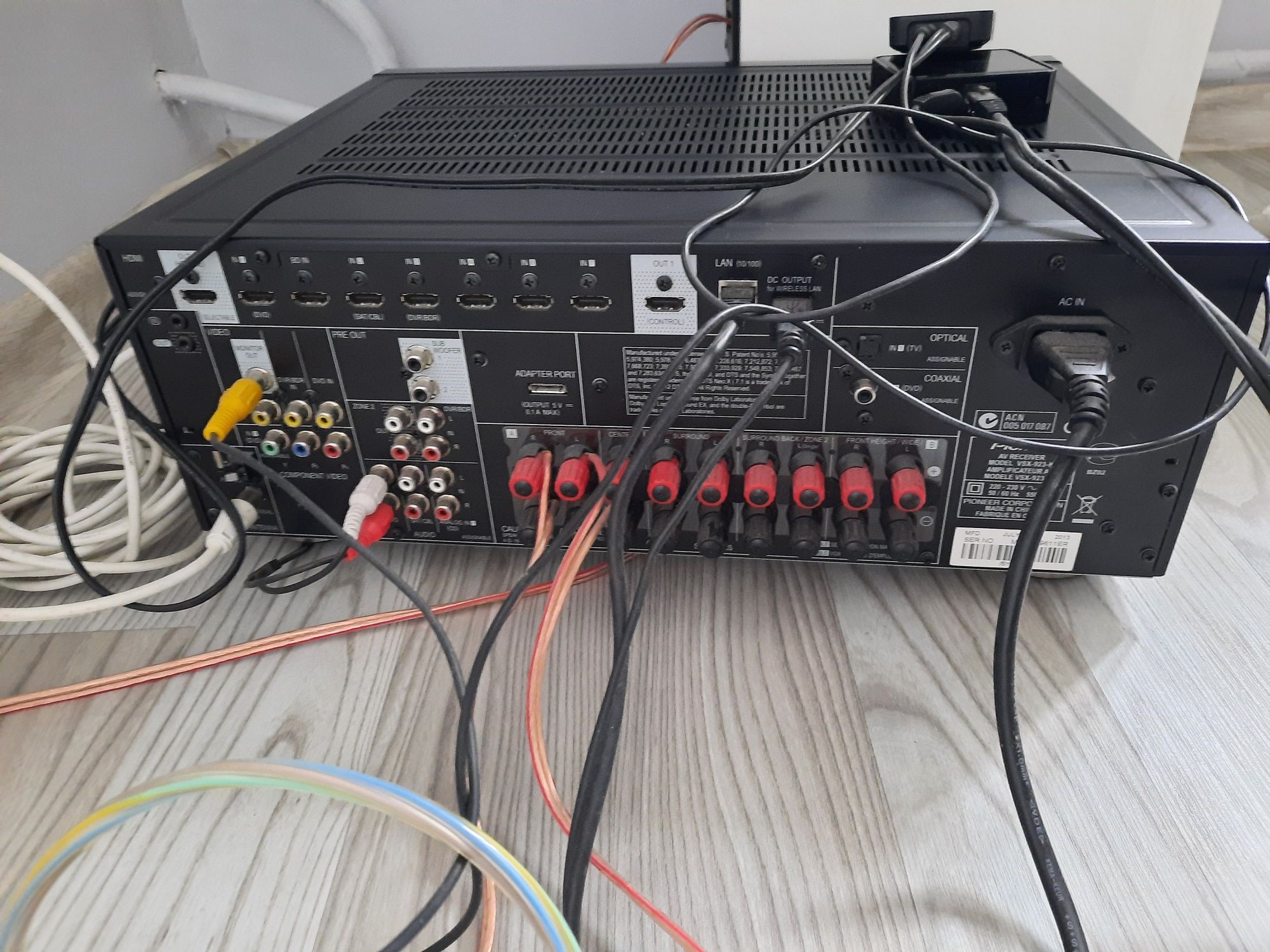 Amplituner Pioneer VSX-923K 7.2 + adapter wifi Pioneer