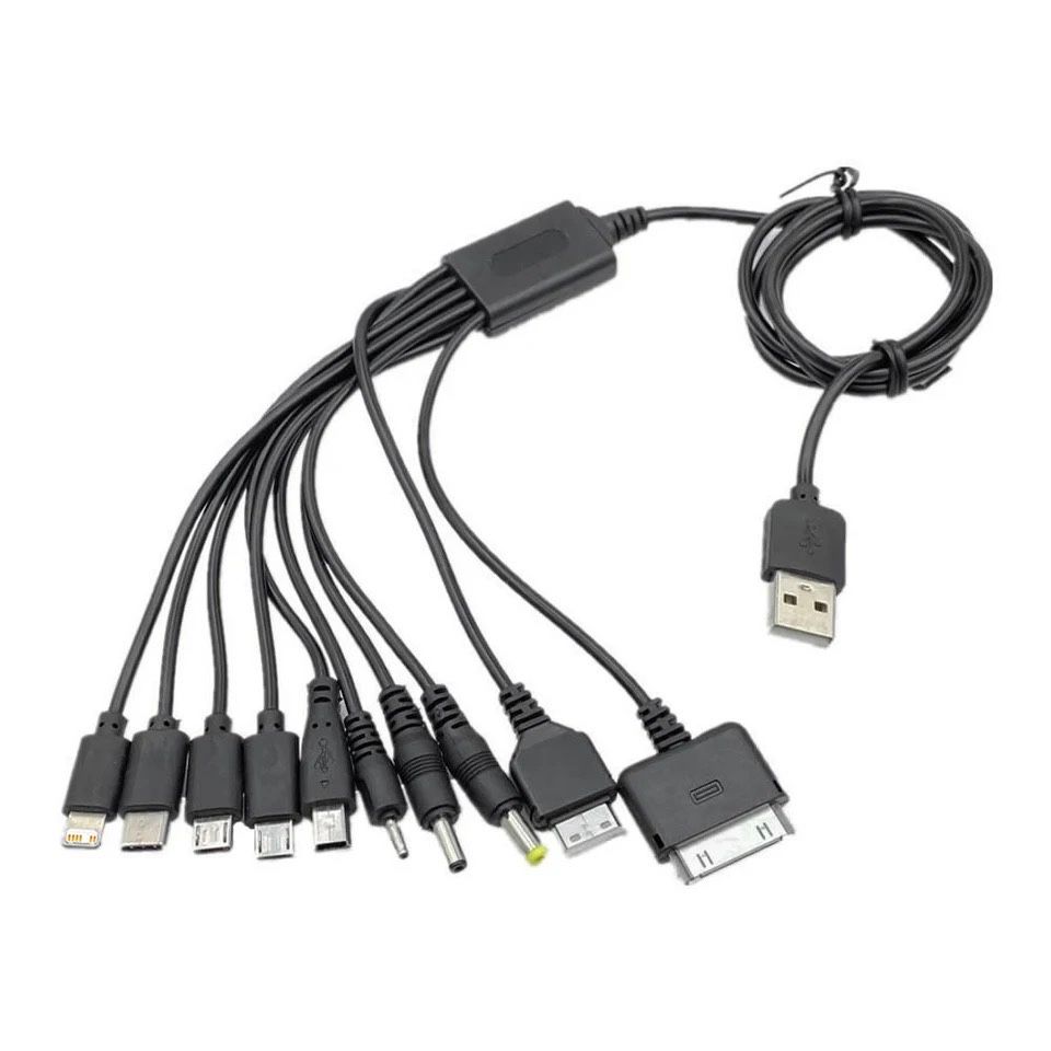 10 w 1 ‼️ Uniwersalny kabel USB do ładowania Wiele Końcówek! w 1 • Mix