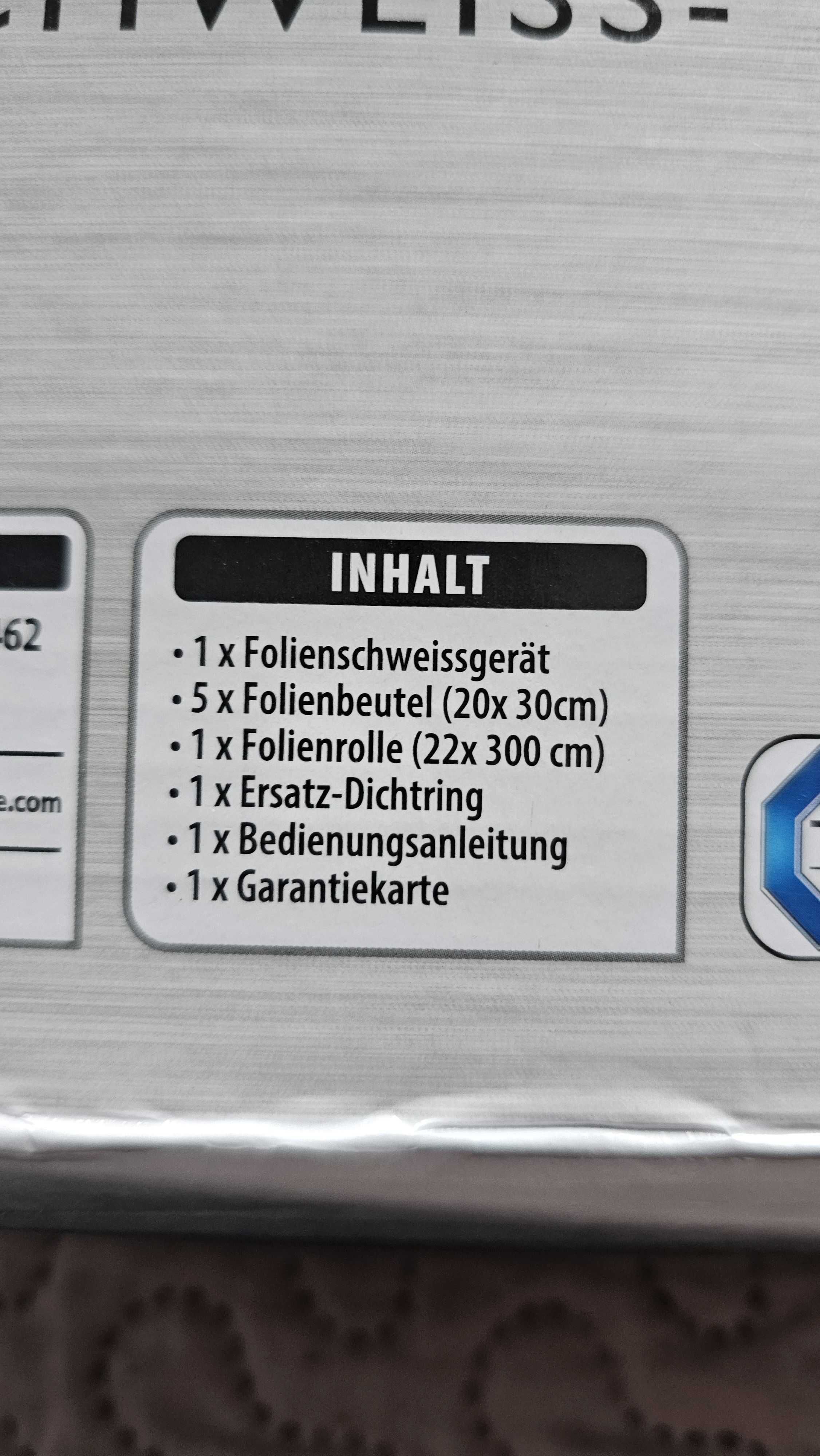 Zgrzewarka próżniowa Ambiano 3w1 130W pakowarka trymer 30cm