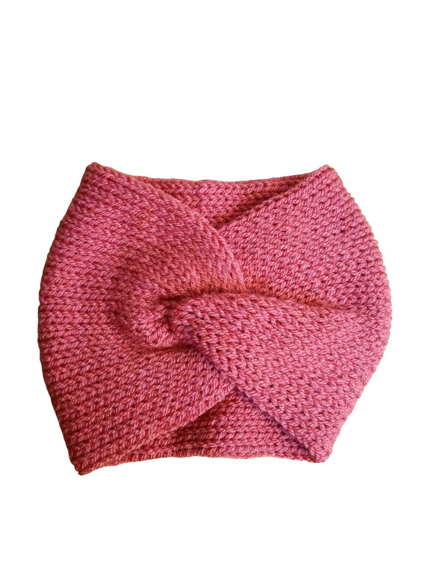 Opaska Handmade turban Węzeł szeroka Podwójna Jesień Zima Dwuwarstwowa