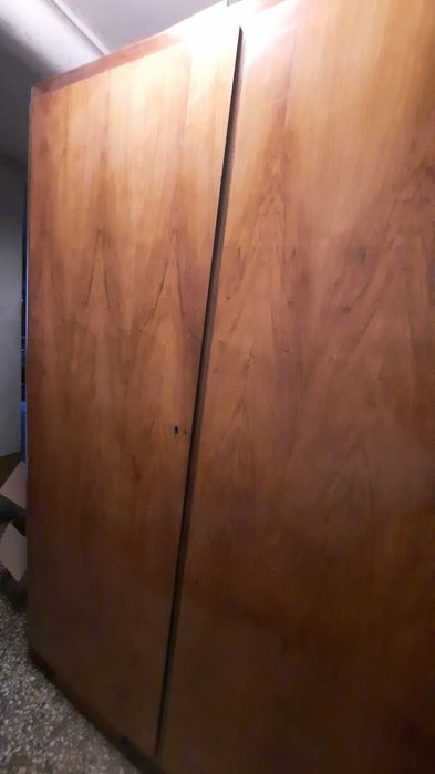 SZAFA 3-drzwiowa drewniana 183x60x180 cm czasy PRL