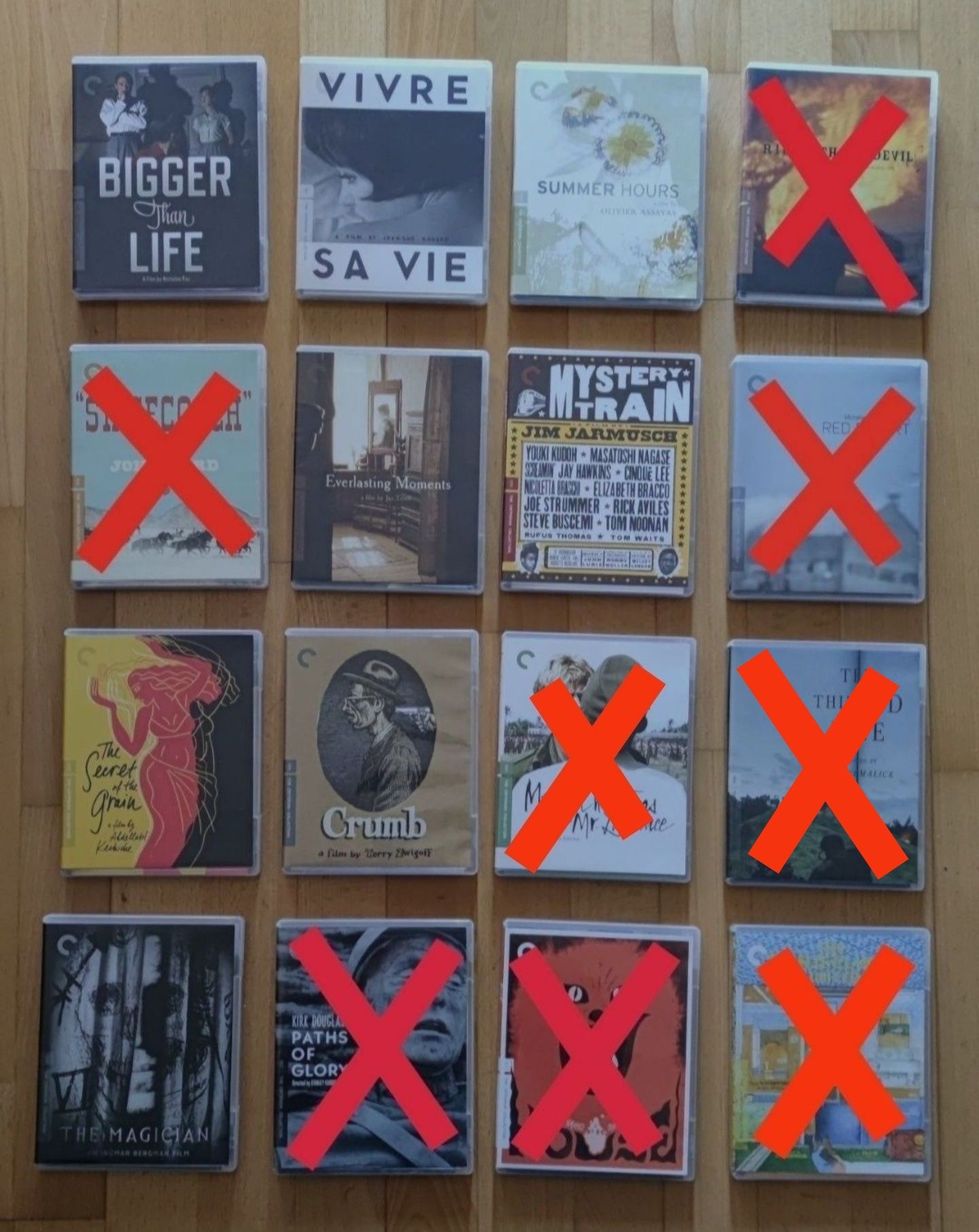 Criterion Collection - 67 filmes - Blu-rays (2/3)