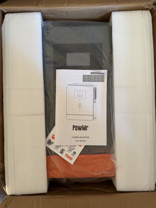 Гібридний сонячний інвертор PowMr 6200W 48V