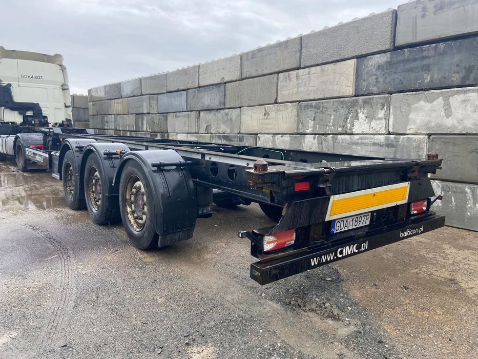 CIMC SX03  Naczepa podkontenerowa CIMC SX03, 2019r.