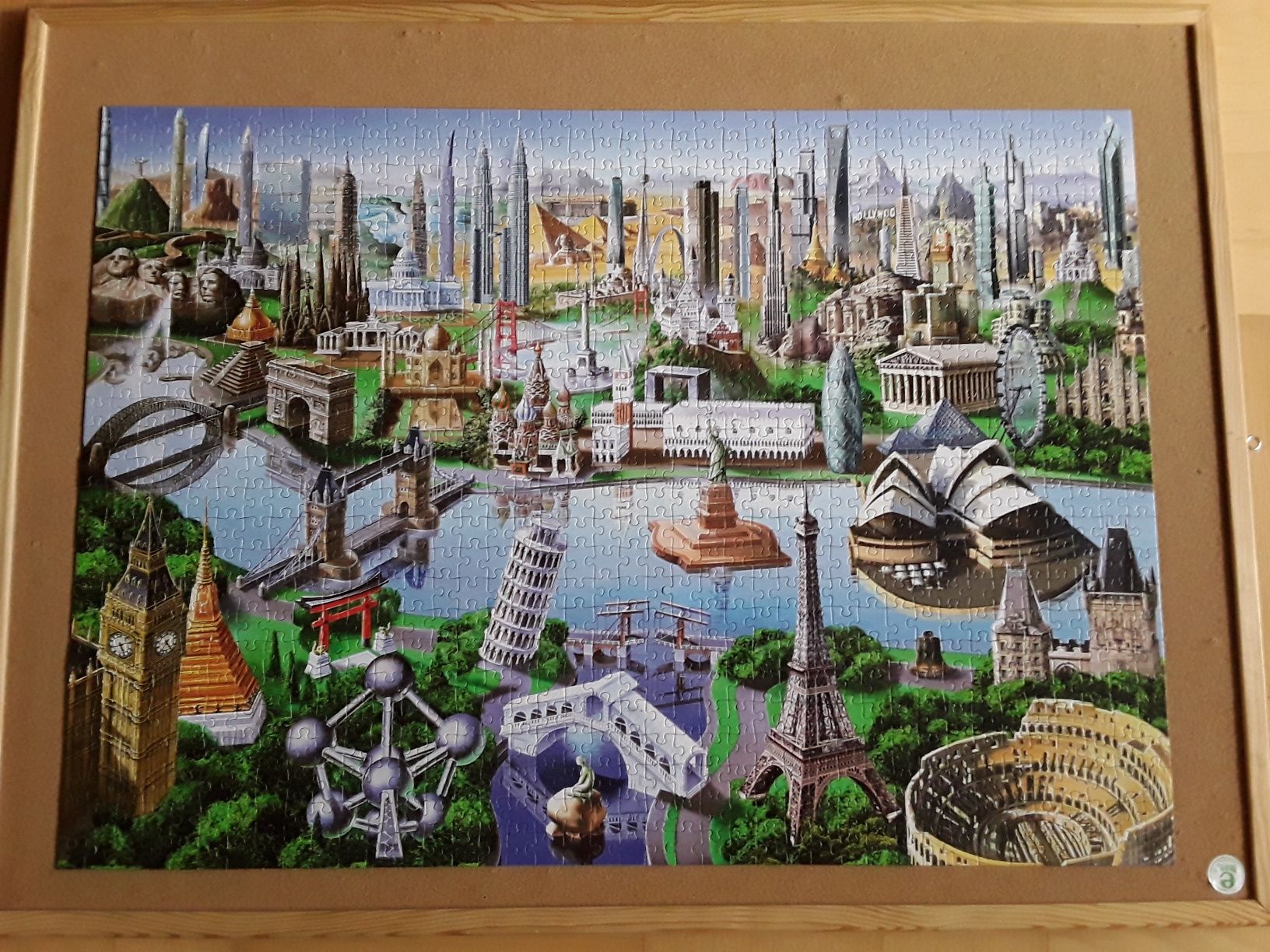 Puzzle 1000 King, budynki świata