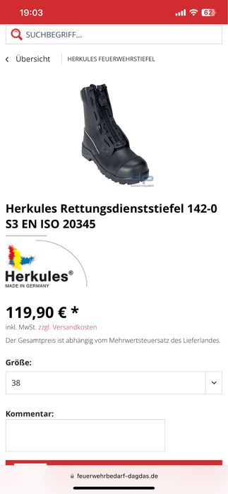 Ботинки Hercules