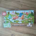 Klocki Wooden Big City - Drewniane Duże Miasto - 115 el. ELEFUN